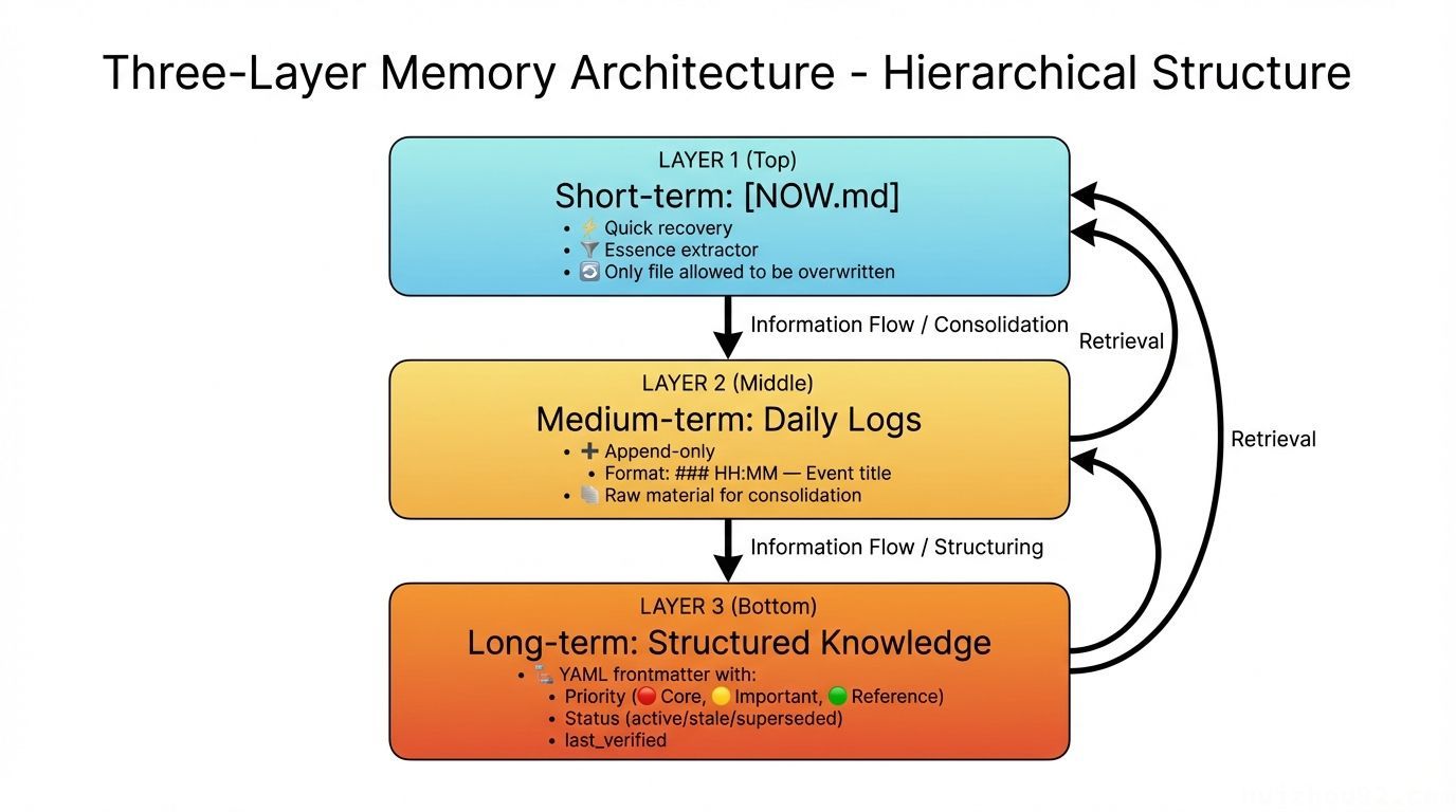 Three-Layer Memory Architecture
