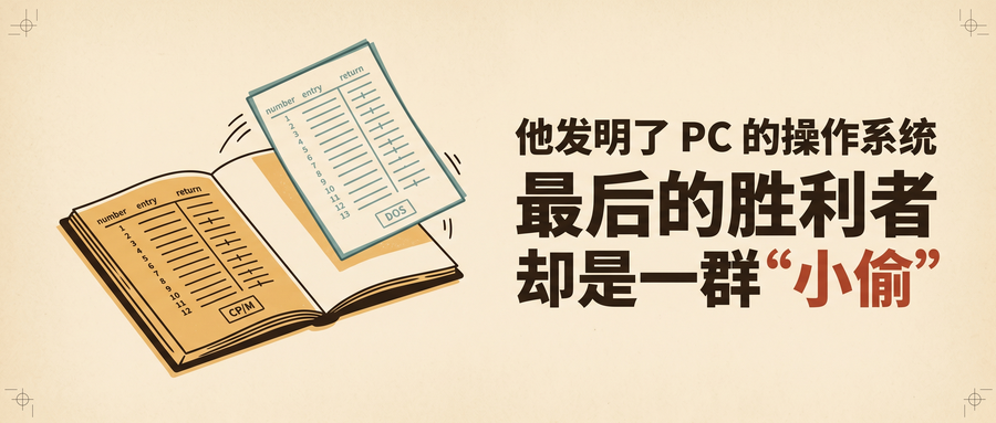 他发明了 PC 的操作系统，最后的胜利者却是一群“小偷”
