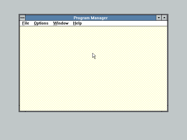 Windows 3.0 Program Manager