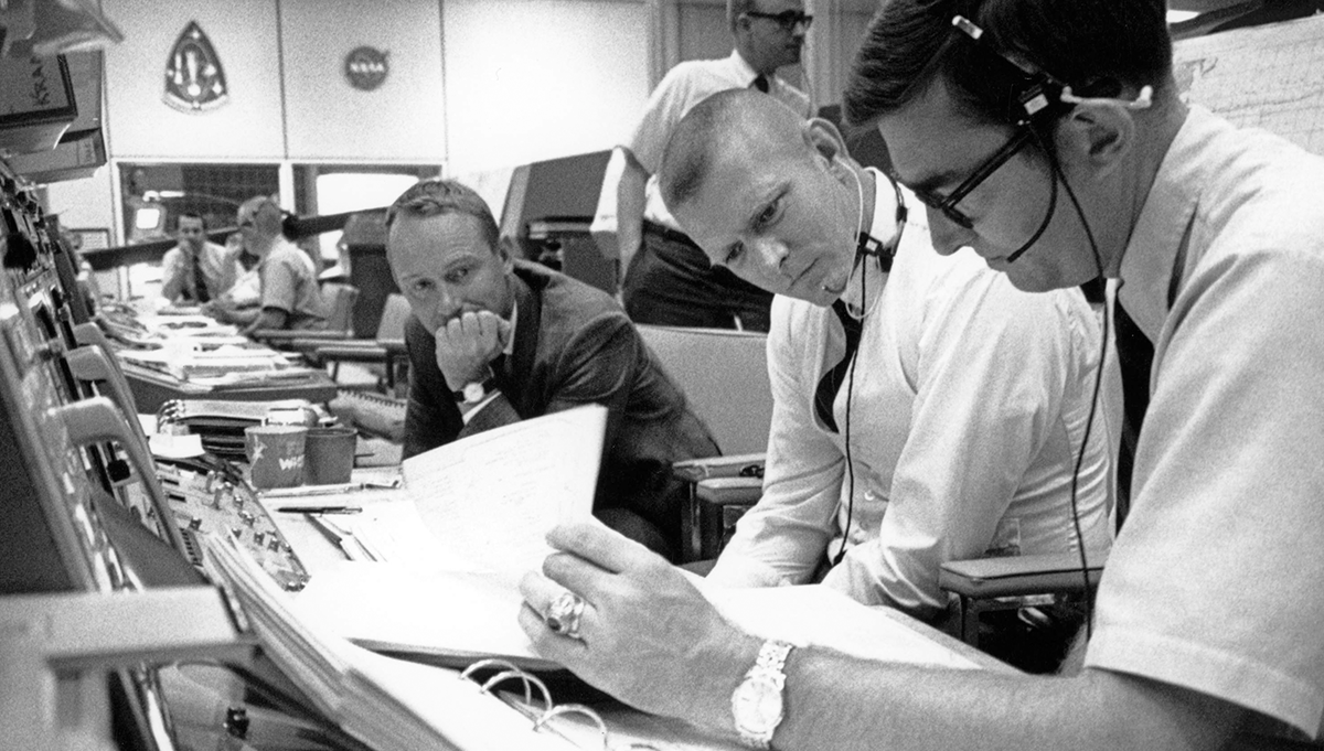 Mission Control during Apollo 11
